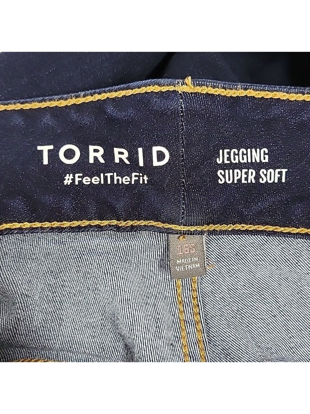 Torrid Jegging Jean Super Soft Dark Wash, Size 16S